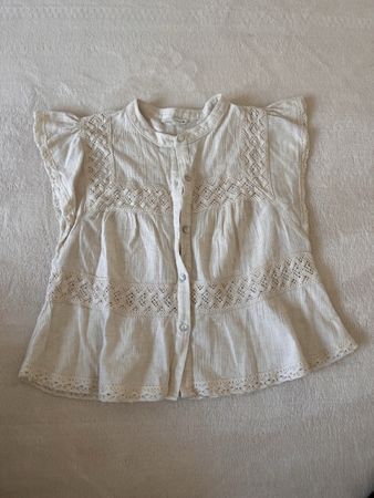 Zara Rustic crochet blouse