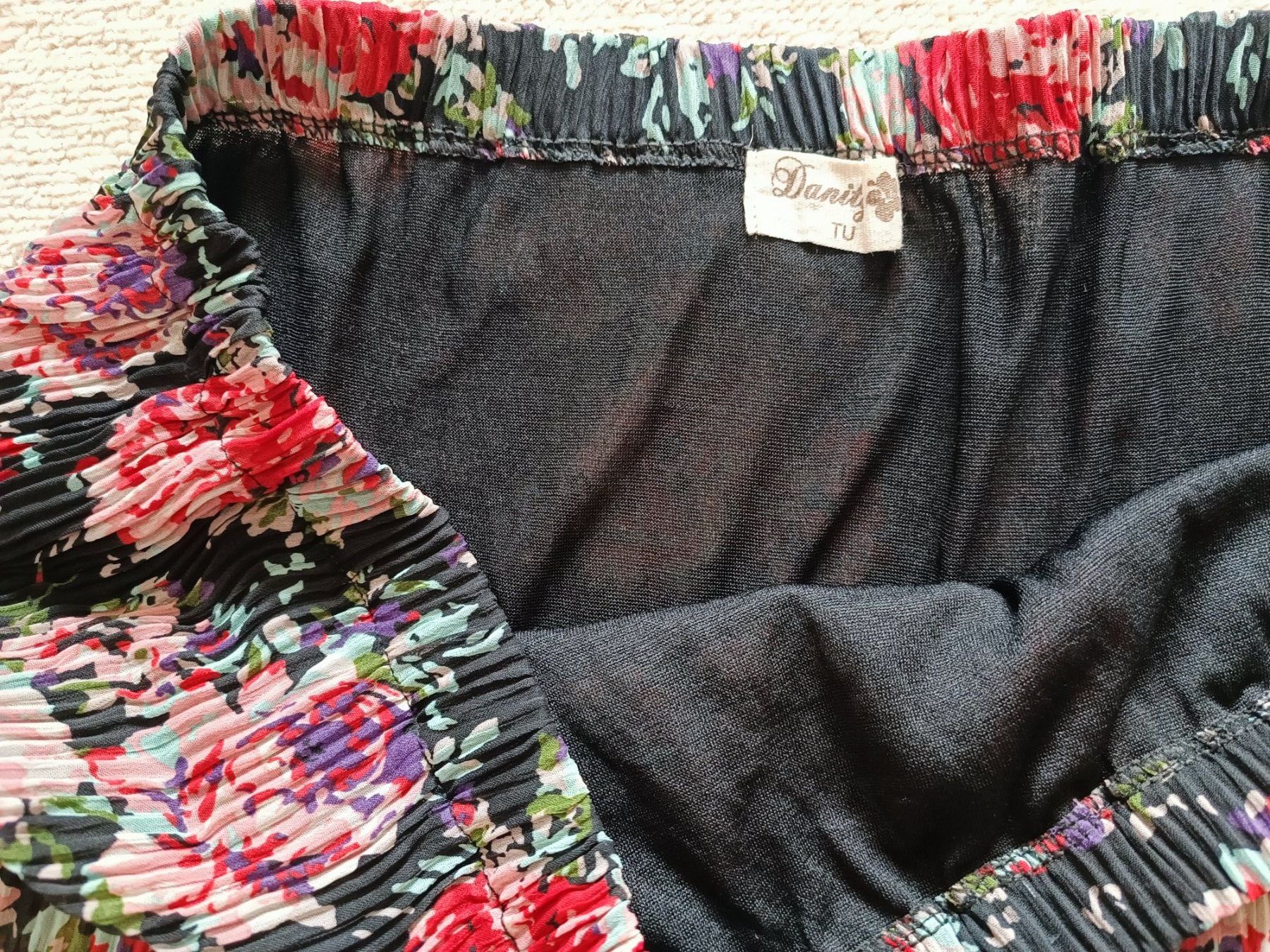 Kleider: Trägerloses Maxi-Blumenkleid mit Rüschen L – Gebraucht aus Wallisellen von C_DM 3