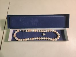 Elegante Perlenkette in Pastellfarben (R185)