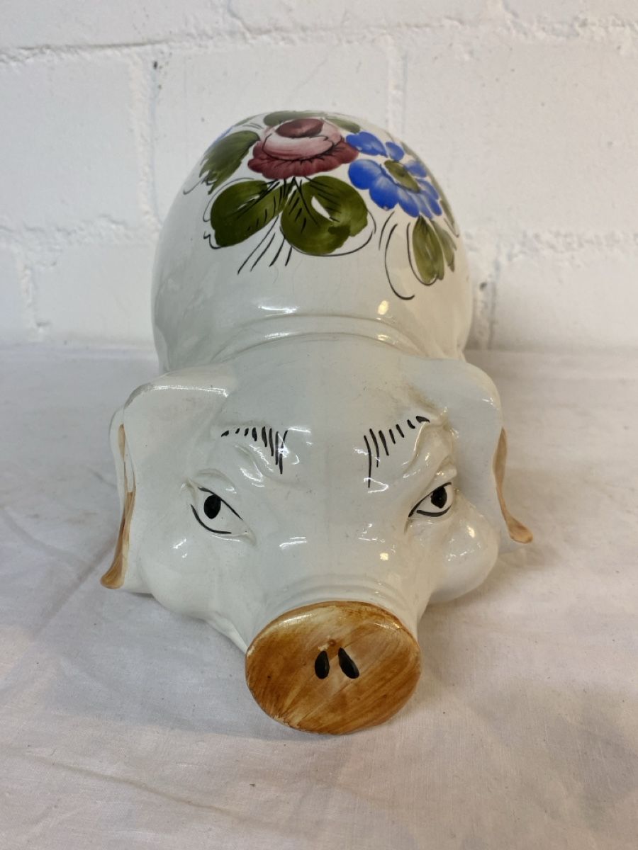 Salvadanai: Keramik Schweinchen Spardose Vintage – Usato da sursee venduto da trilli-tralli 1