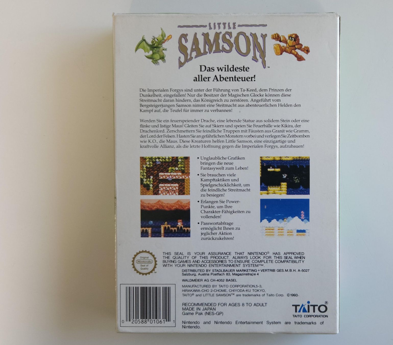 Nintendo Giochi: Little Samson - Nes – Usato da Autigny venduto da zel_gvl5 1