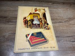 Muratti's Ariston Zigaretten-Plakat, Vintage 1955, Rarität!