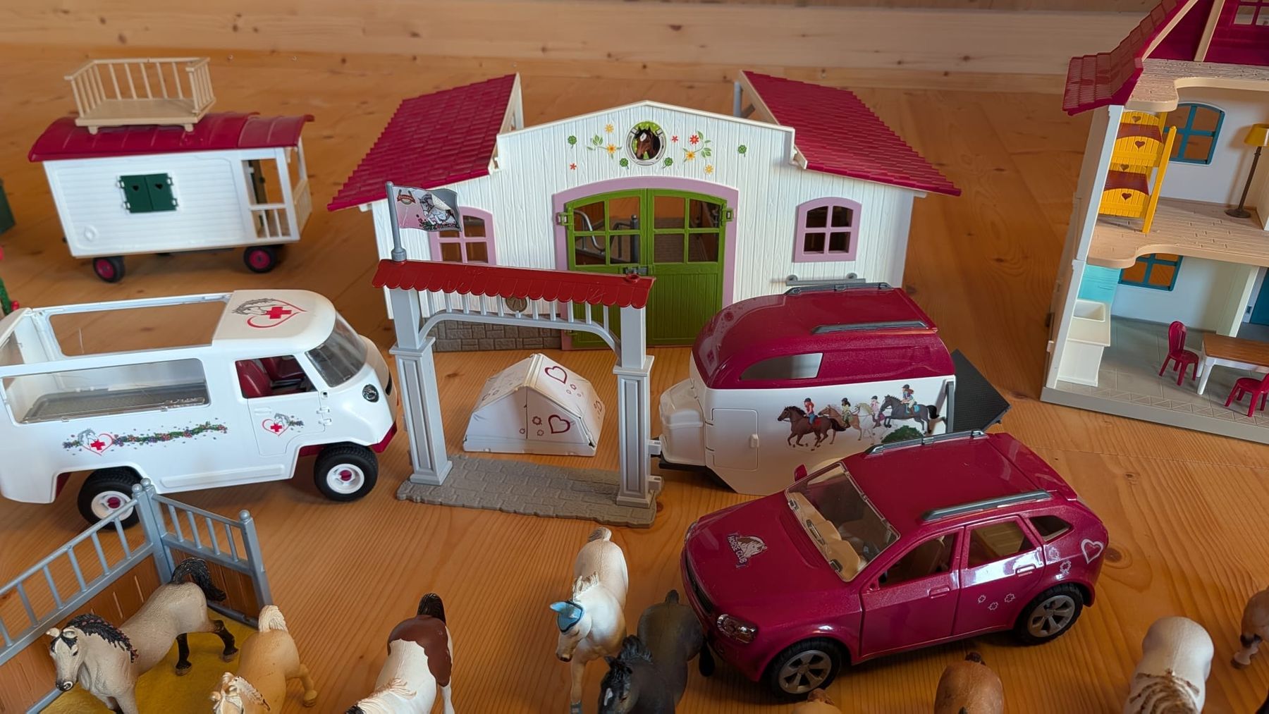 Schleich Giocattoli: XXL Paket Schleich Reiterhof – Usato da Lenzburg venduto da chriggiesmalls 7
