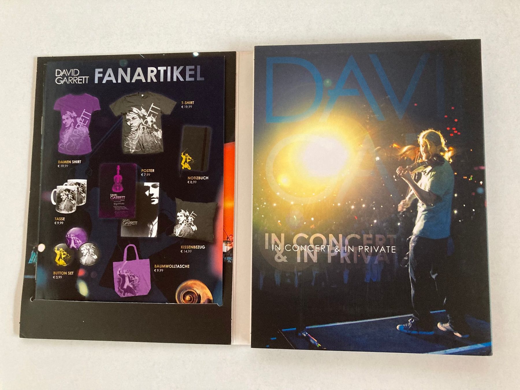 Alle DVDs: David Garrett Live - in Concert & in Private – Gebraucht aus Burgdorf von Andre990 2