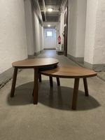 Set de deux tables basses en bois