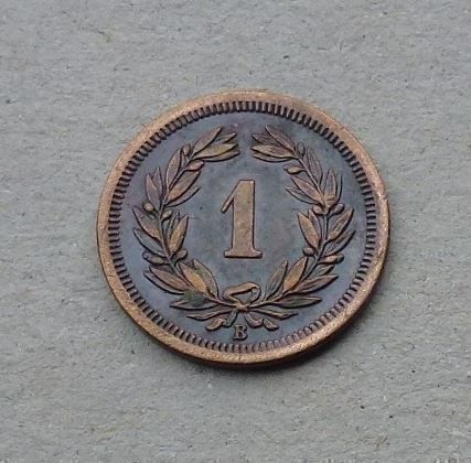 Toutes les monnaies: ++ 1 Rappen 1876 – D'occasion à Walkringen par Casablanca777 1