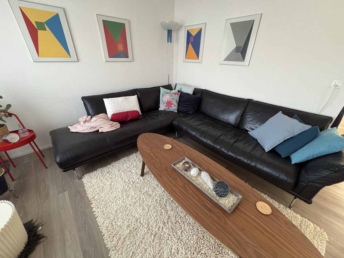 Sofas: Schwarzes Leder Ecksofa von Machalke – D'occasion à Magden par Mikkaj 2