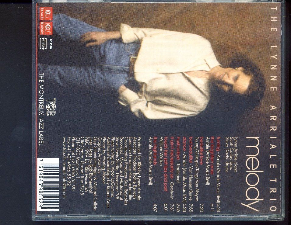 CD: Melody - Lynne Arriale – Usato da Delémont venduto da MaxPlan 1