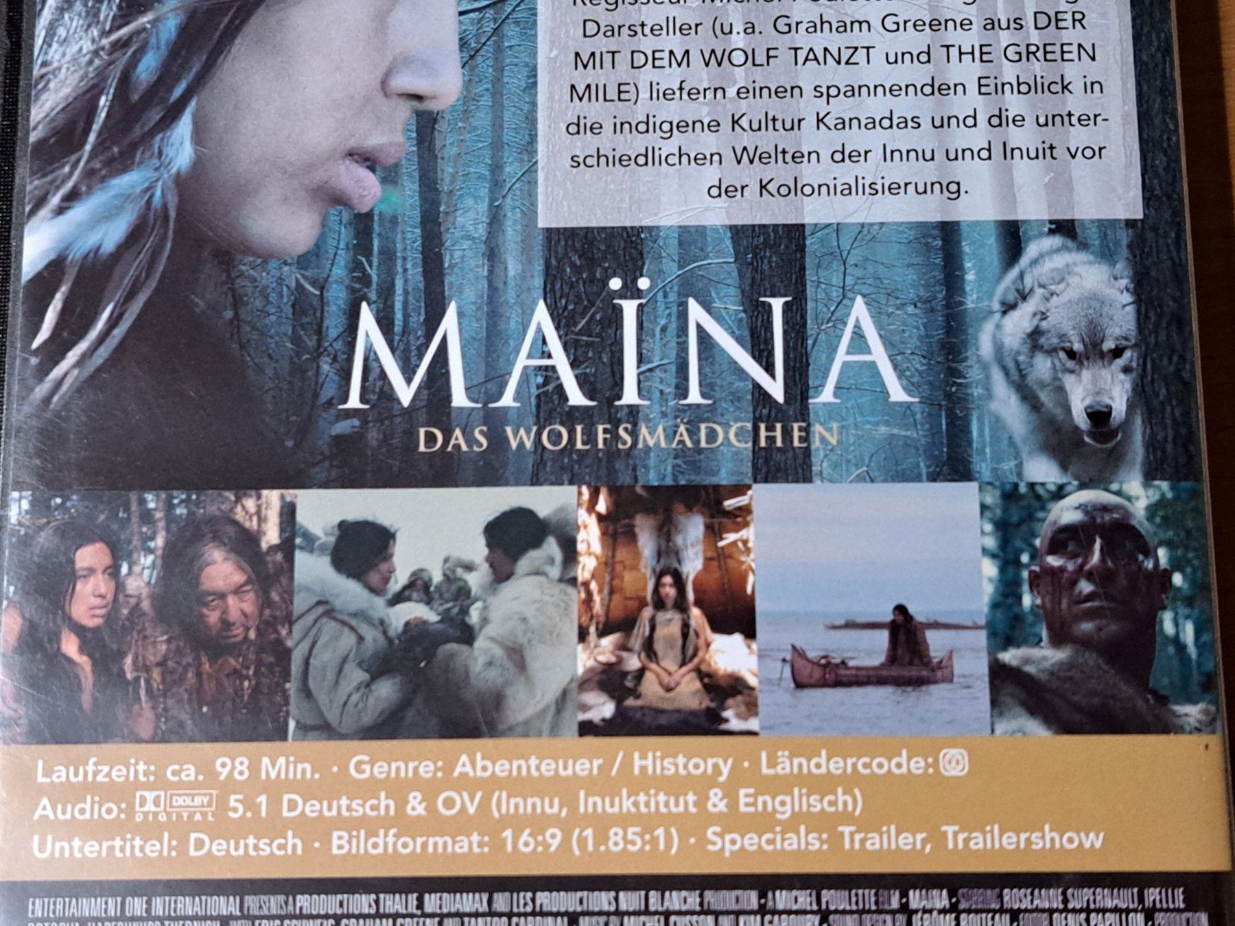 Tutti i DVDs: DVD Maïna, Das Wolfsmädchen von Michel Poulette – Nuovo (secondo la descrizione) da Unterseen venduto da Kanica 3
