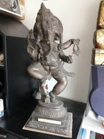 Ganesha Buddha Bronze antiken Thai Stil Ganesh 4-armig 60cm