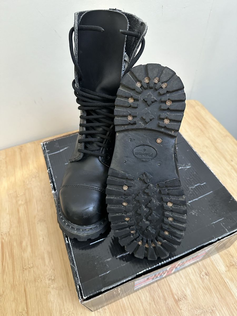 Scarpe da uomo: Stiefel Phantom Boots schwarz Leder Grösse EU38 TOP – Usato da Steffisburg venduto da PatrickB02 4