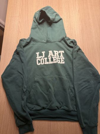liju LJ Art College sweater grreen size L