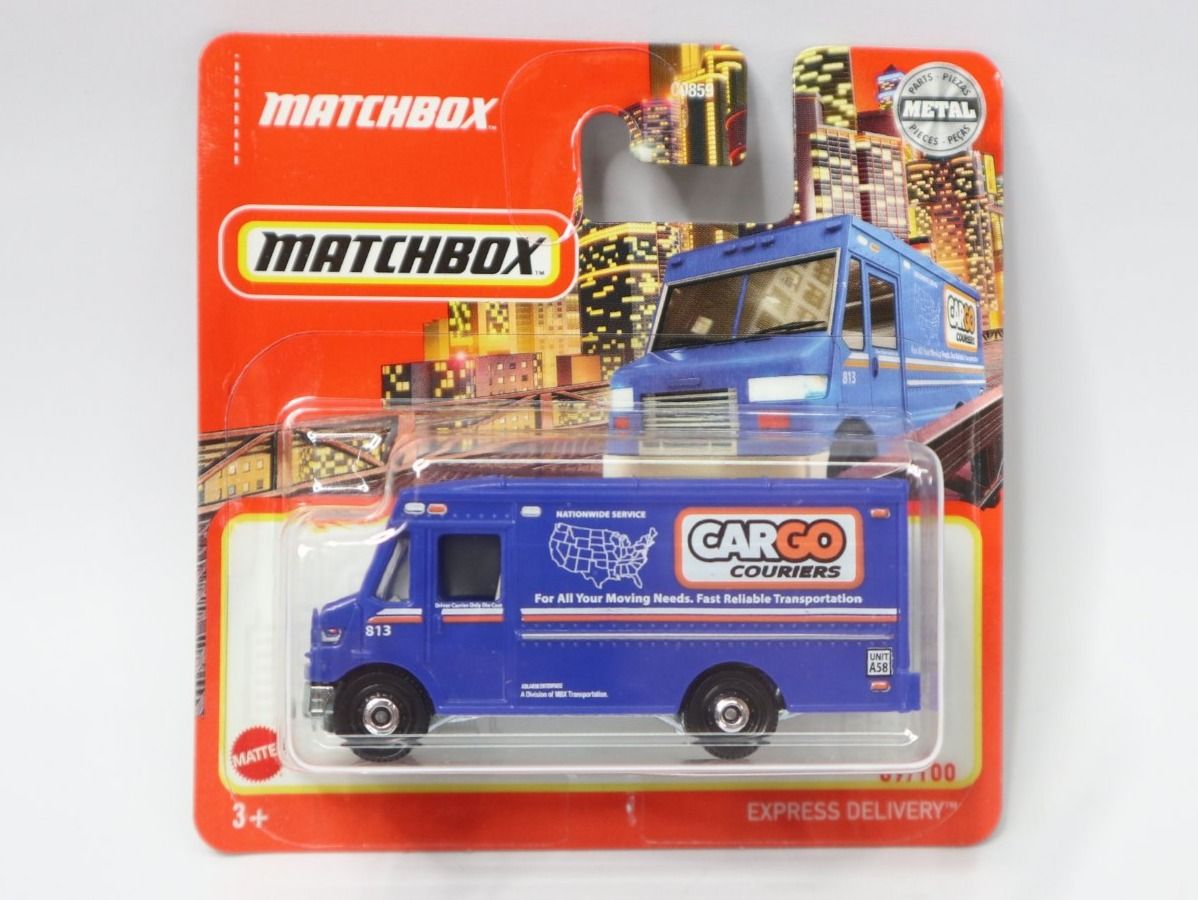 Matchbox Modellini d'auto: Matchbox Step Van Express Delivery Cargo Kurier – Nuovo e nell'imballaggio originale da Eschenbach SG venduto da Astalavista