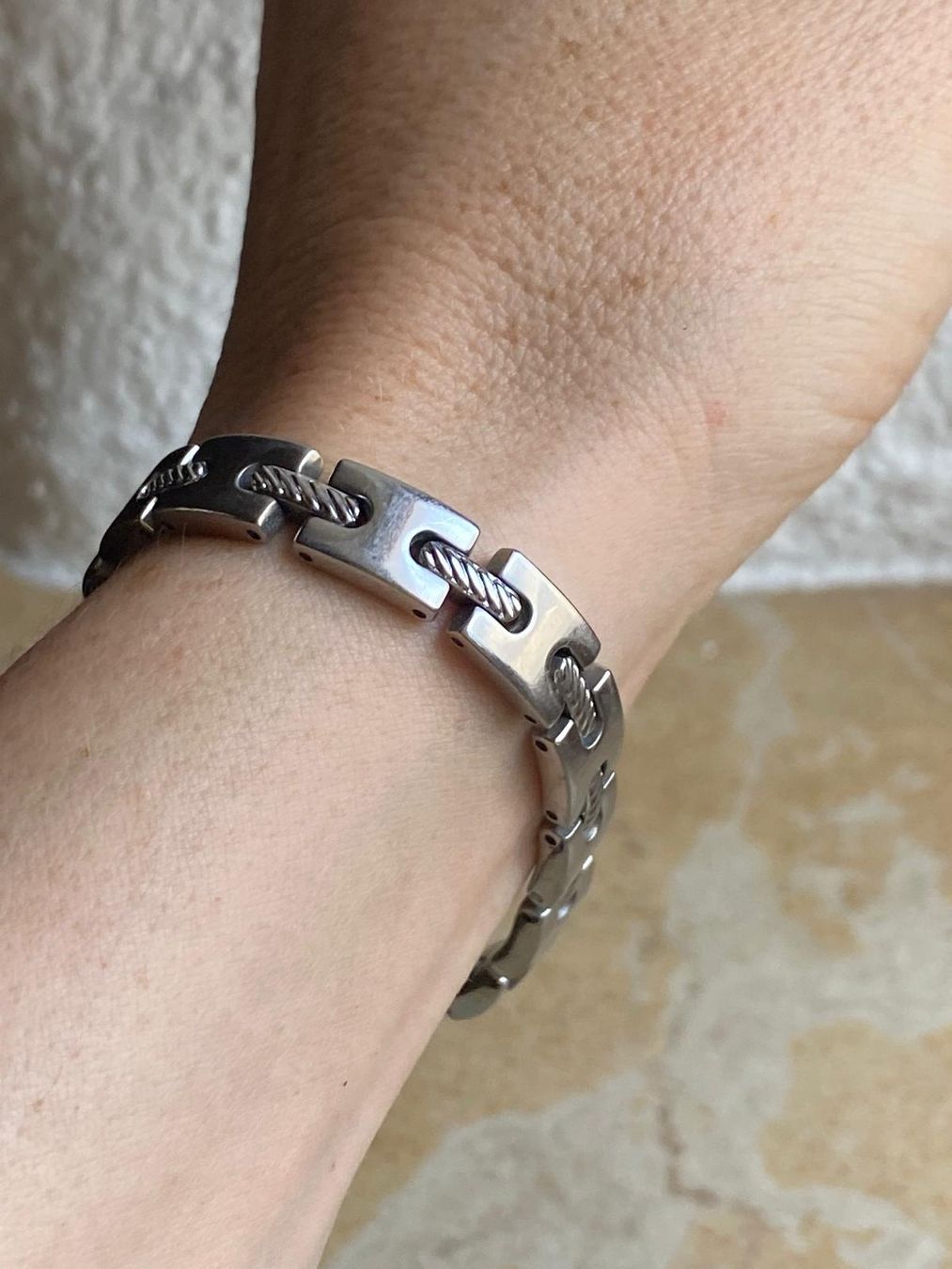 Bracciali & Braccialetti: Edelstahl Armband (17.5cm) – Usato da Laufen venduto da Bellebellezza 4