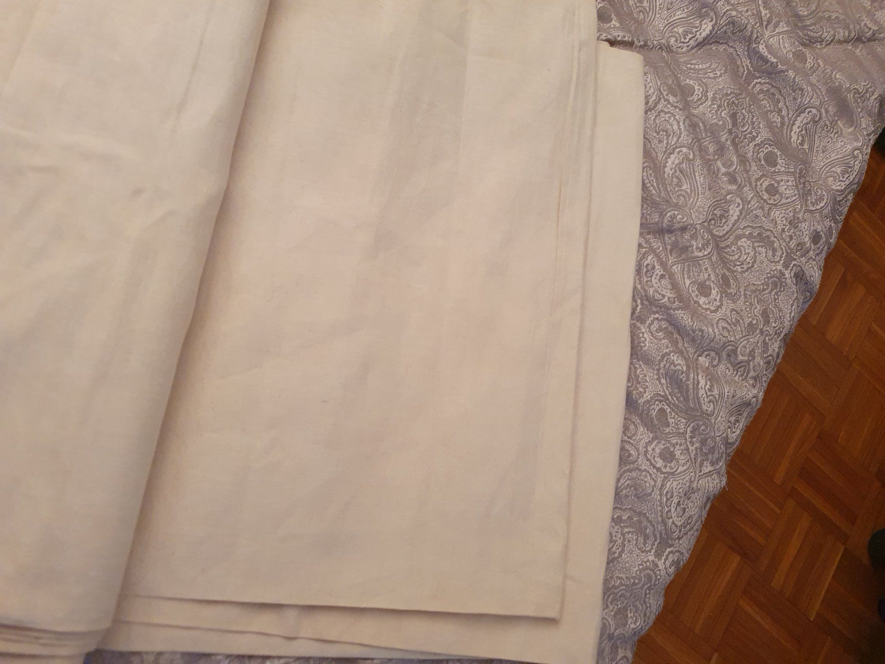 Stoffe: Tessuto in lino antico ca. Kg. 1.9 – Neu und originalverpackt aus Chiasso von Ann58 1
