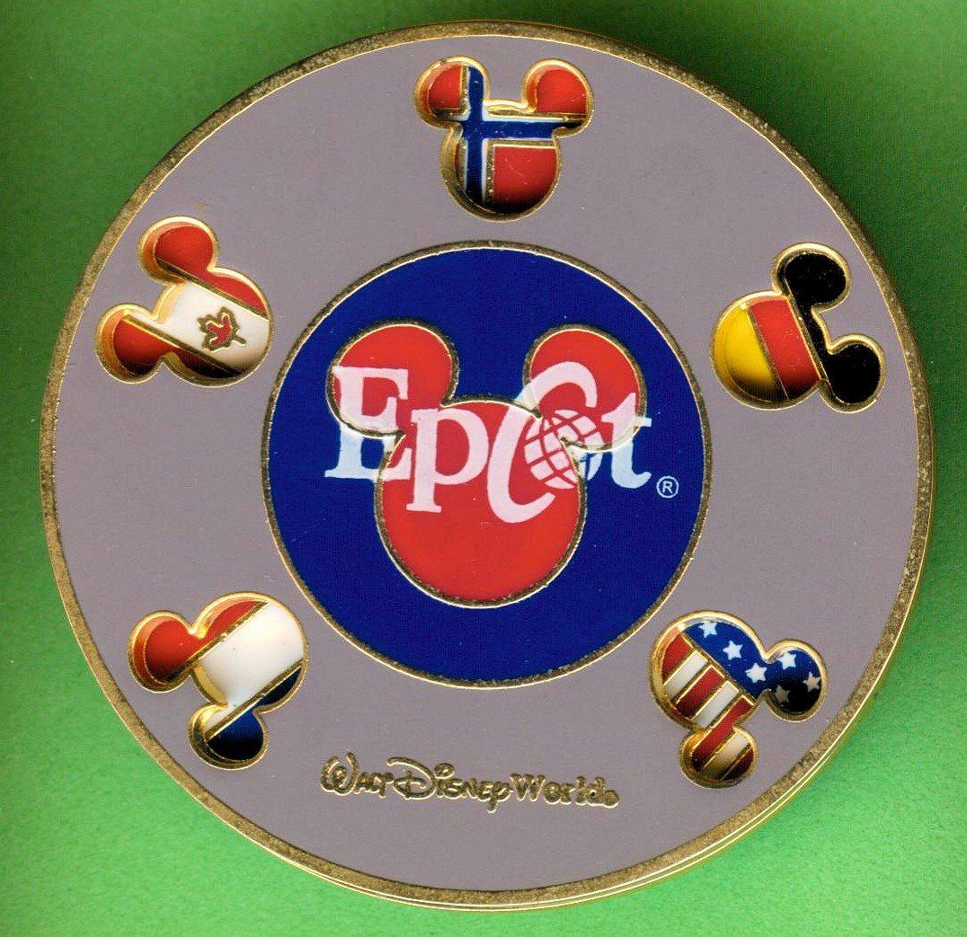 Disney Placchette & Badge: DISNEY  Walt Disney World  EPCOT – Usato da Winterthur venduto da Sammleroase