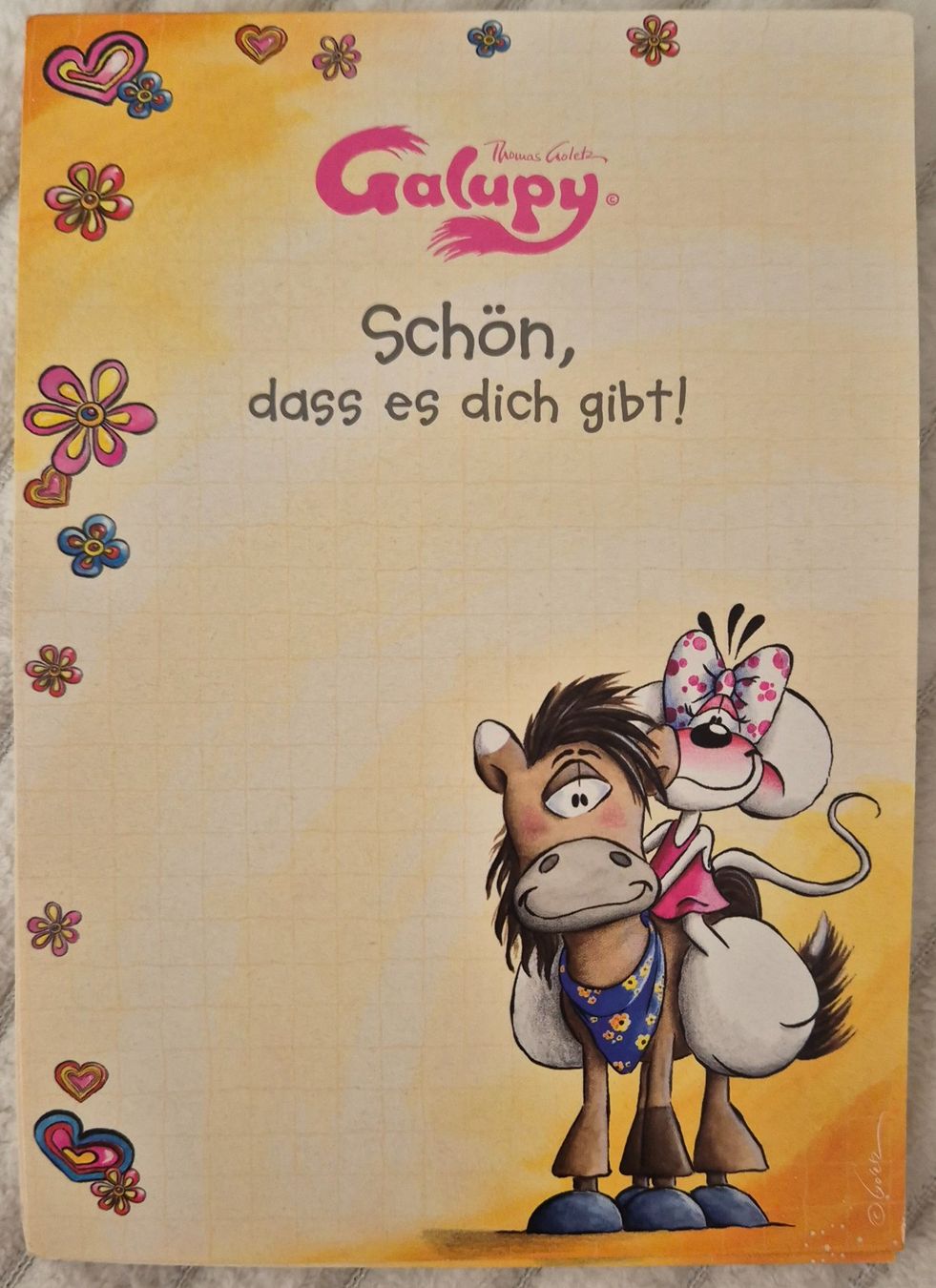 Blocchi: Galupy/Diddl Block a6 Format – Usato da Urtenen-Schönbühl venduto da Rose.9294