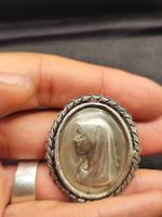 Jugendstil 925er Silber einmalige Brosche um 1900j Top