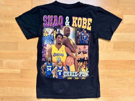 LOS ANGELES LAKERS KOBE SHAQ 3-PEAT BASKETBALL T-Shirt S NBA