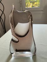 Vintage Glasvase in speziellem Design