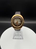 Montre Orano NOS Swiss Automatique day date rond vintage or