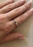 Silber (925) Knotenring, Grösse 56