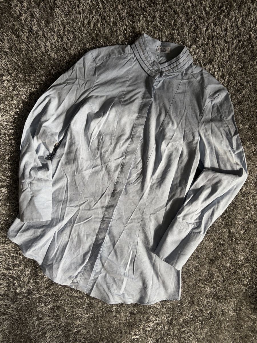 Brunello Cucinelli Camicette: Light Blue BRUNELLO CUCINELLI Shirt – Nuovo (secondo la descrizione) da Brislach venduto da edu_t6pq