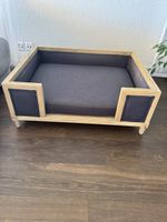 Hundebett Holz grau L guter Zustand