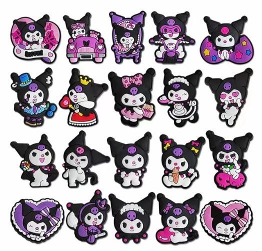 Tutte le decorazioni: Kuromi: 20 shoecharms jibbitz – Nuovo e nell'imballaggio originale da Lutry venduto da kylab7