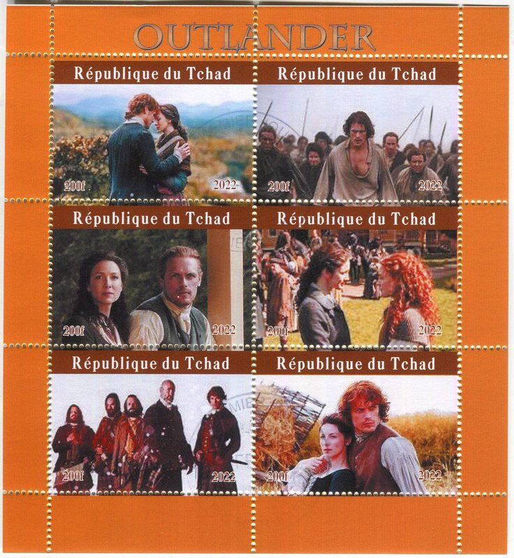 Tutti i francobolli: Block "Outlander". Tschad – Nuovo e nell'imballaggio originale da Basel venduto da Butsch5