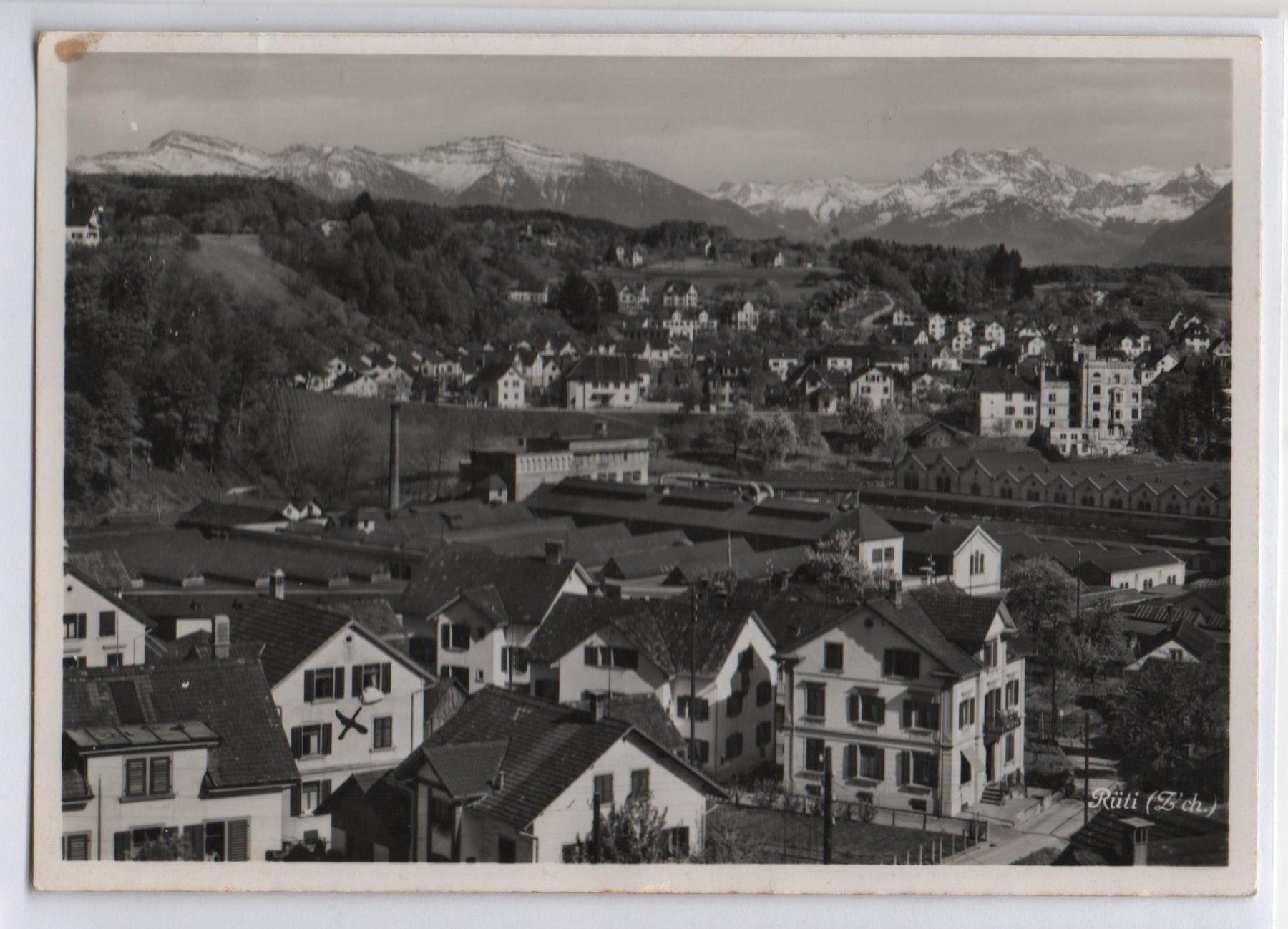 Cartoline postali: RÜTI ZH – Usato da Jona venduto da philajona