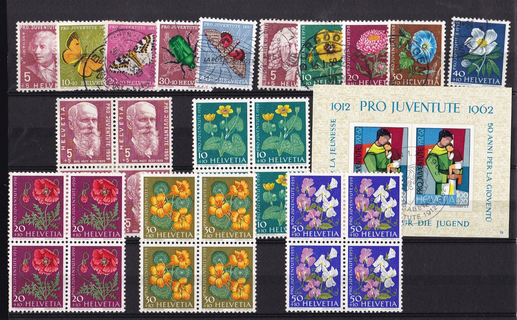 Tutti i francobolli: Pro Juventute Briefmarken Lot ab Vorläufer – Usato da Münchwilen AG venduto da Nesar 5