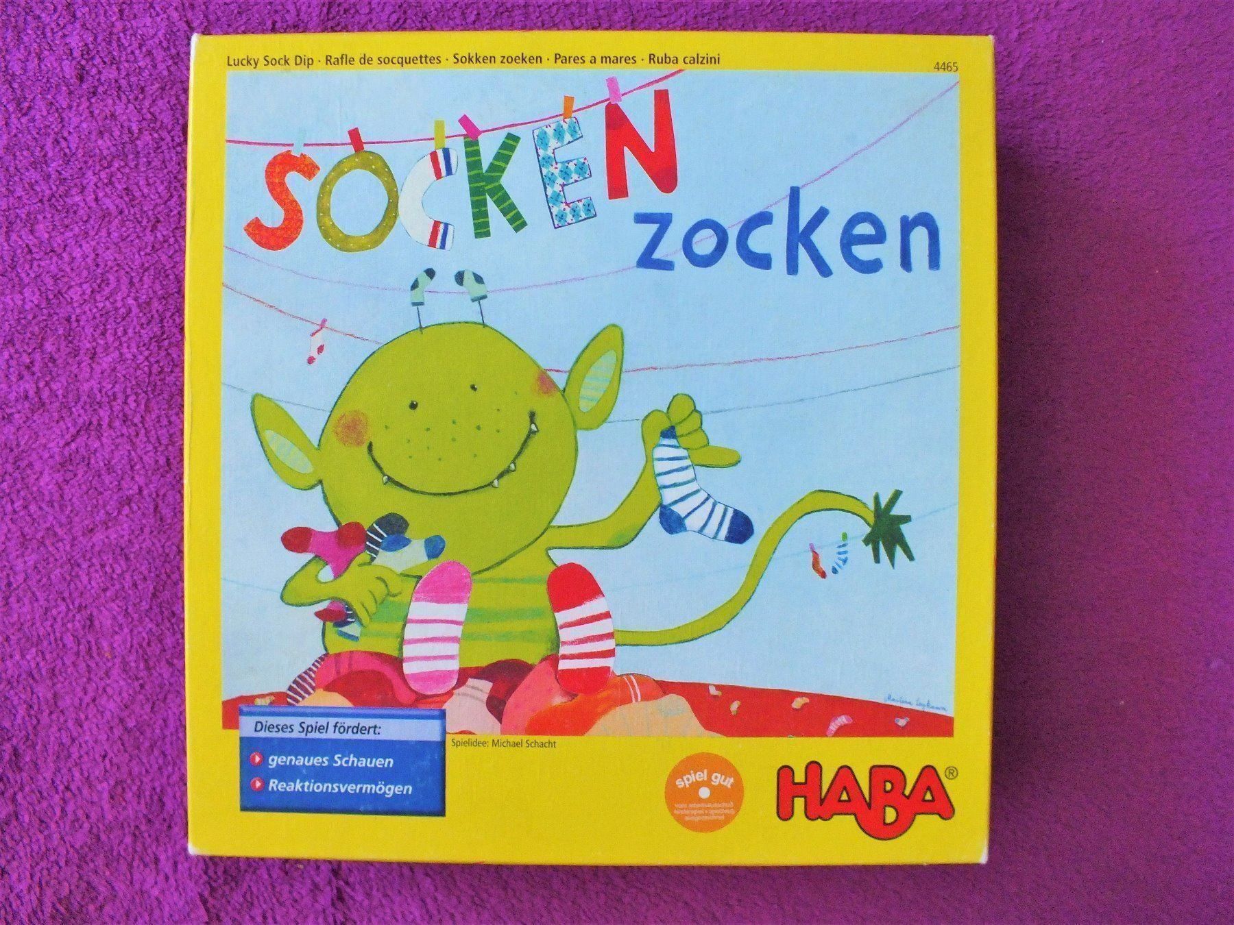 Haba Spiele: HABA Spiel - Socken Zocken – Gebraucht aus Müllheim Dorf von Seeeule01