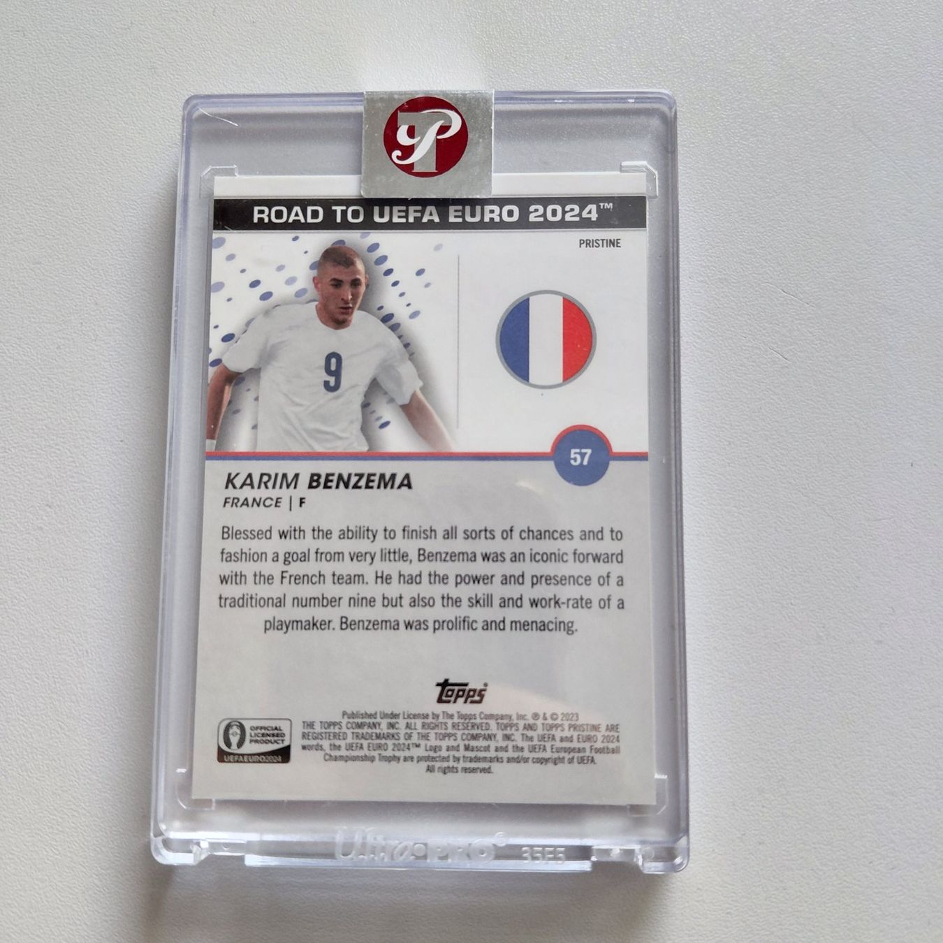 Topps Cartes à collectionner: Karim Benzema, 13/75, Topps Pristine – D'occasion à Uezwil par -Retrogames- 1