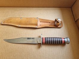 Mundial Sheriff Knife, Jagdmesser mit Lederscheide Top!