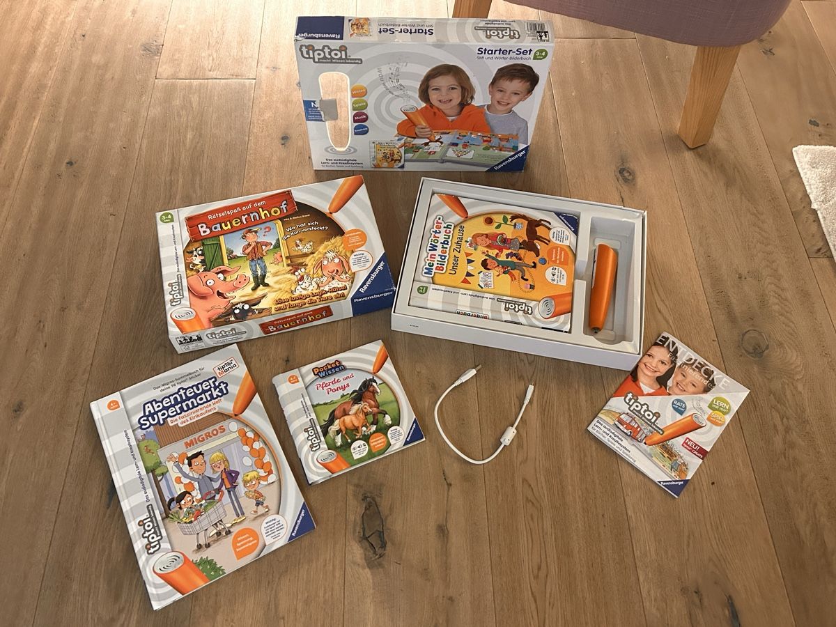 Tiptoi Jouets: Tiptoi Set Starterset, Buch, Spiel inkl. 1Stift – D'occasion à Jona par grizzlyhedi01