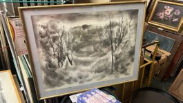Tableau de Jacques Falcou, Technique Mixte, Encadré signé 55