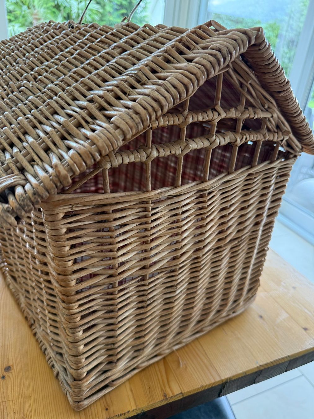 Cucce & Letti: Hunde- oder Katzenkorb aus Korb mit Decke 50 x 34 x 42 cm – Usato da Kirchdorf AG venduto da coco123 6