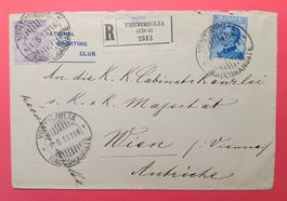ITALIEN R - BRIEF VENTIMIGLIA - WIEN 1913
