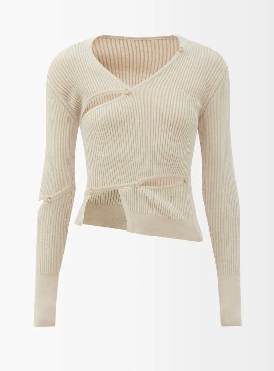 Jacquemus Tops: New EUR 365 Jacquemus Cutout Buttoned Top - FR 40 – Neu und originalverpackt aus St-Sulpice VD von juhdu 4