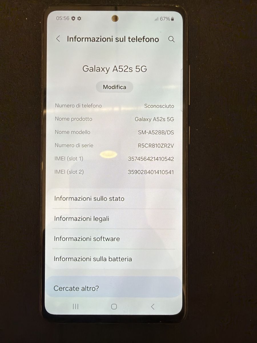 Samsung Handys / Smartphones: Samsung A52s 5G – Gebraucht aus Lamone von Varna82