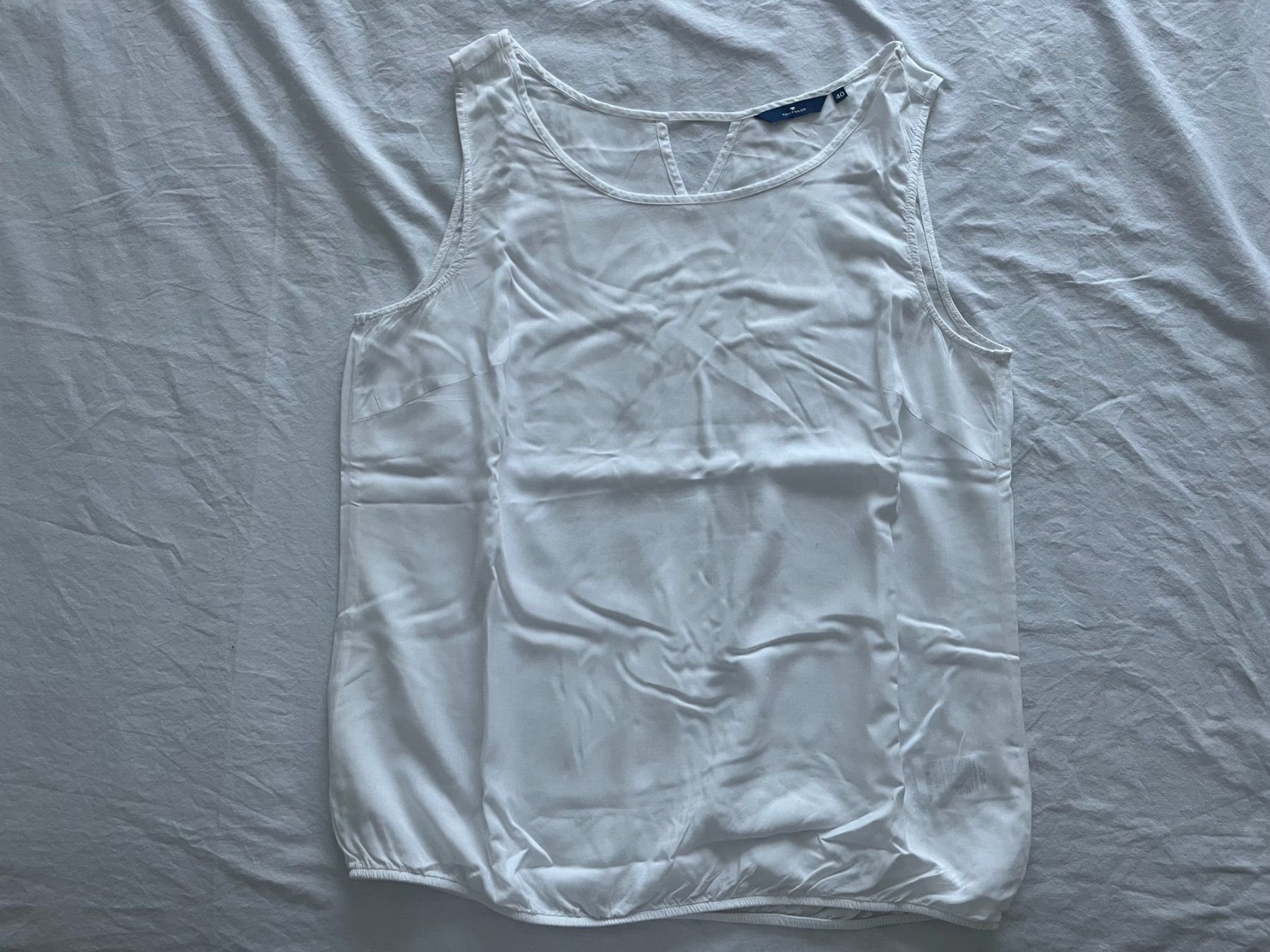 Tom Tailor Tops: Damen Top "Tom Tailor" Farbe weiss, Grösse 40 – Gebraucht aus Jona von Flexer02