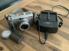 Canon PowerShot G3 mit Ladegerät für Akku