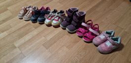Mädchen Schuhe 6x, Gr. 22-26.