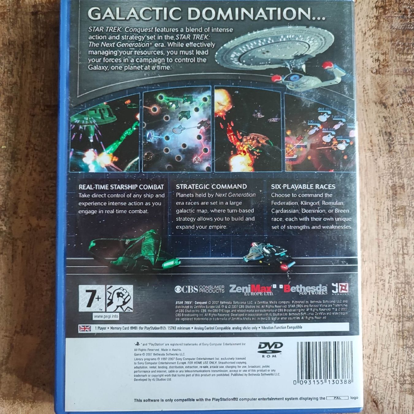 Sony Giochi: Star Trek Conquest PS2 GAME  – Usato da Dübendorf venduto da kb86_MOVIE 1