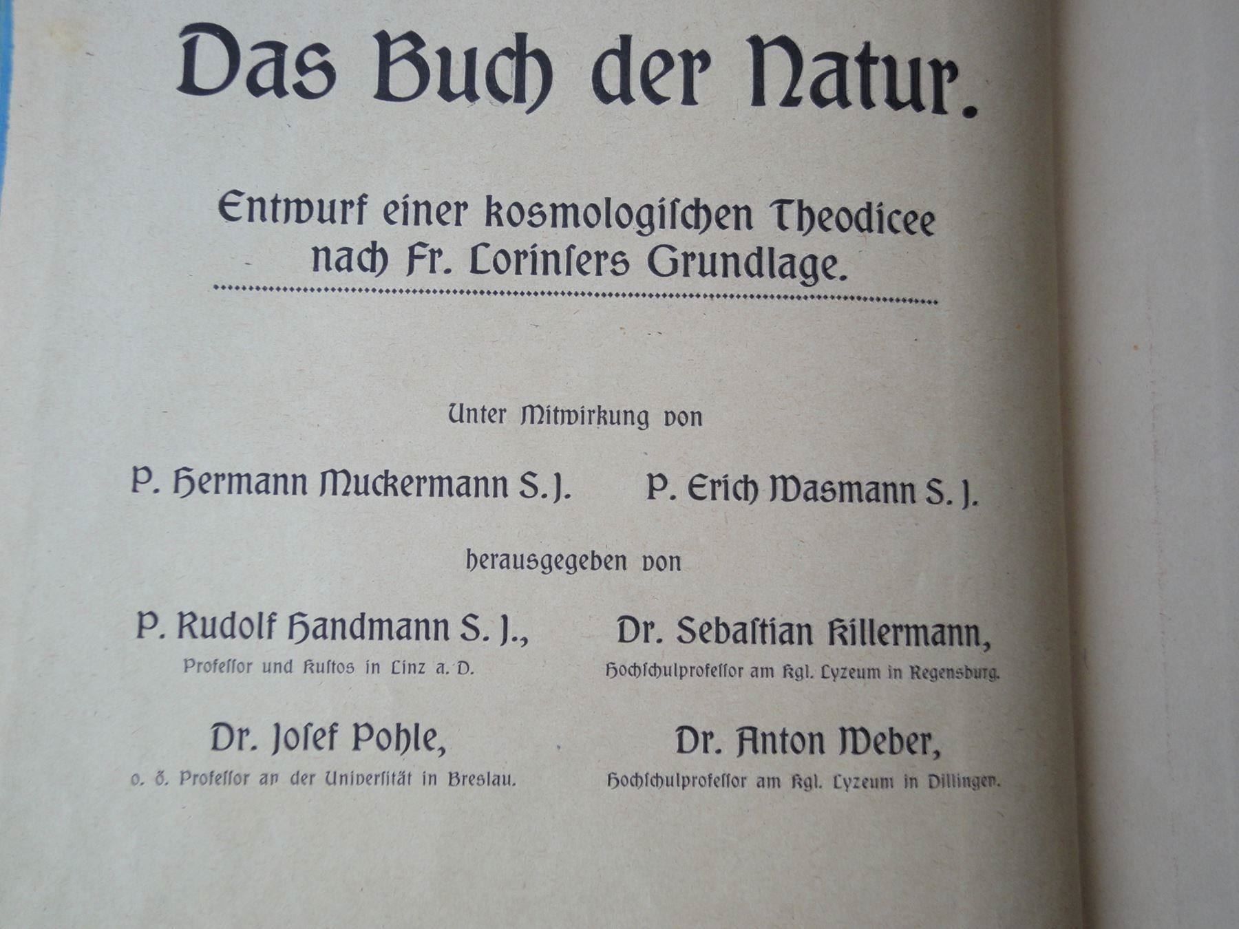 Libri: Das Buch der Natur Band 2 ca. 1920 – Usato da Chur venduto da omonia 1