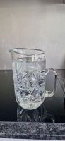 Glaskrug mit Schliffmuster, ca. 1.4L, guter Zustand