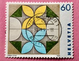 Nr.848 Emma Kunz GESTEMPELT Sonderpostmarken III 1993 Chur