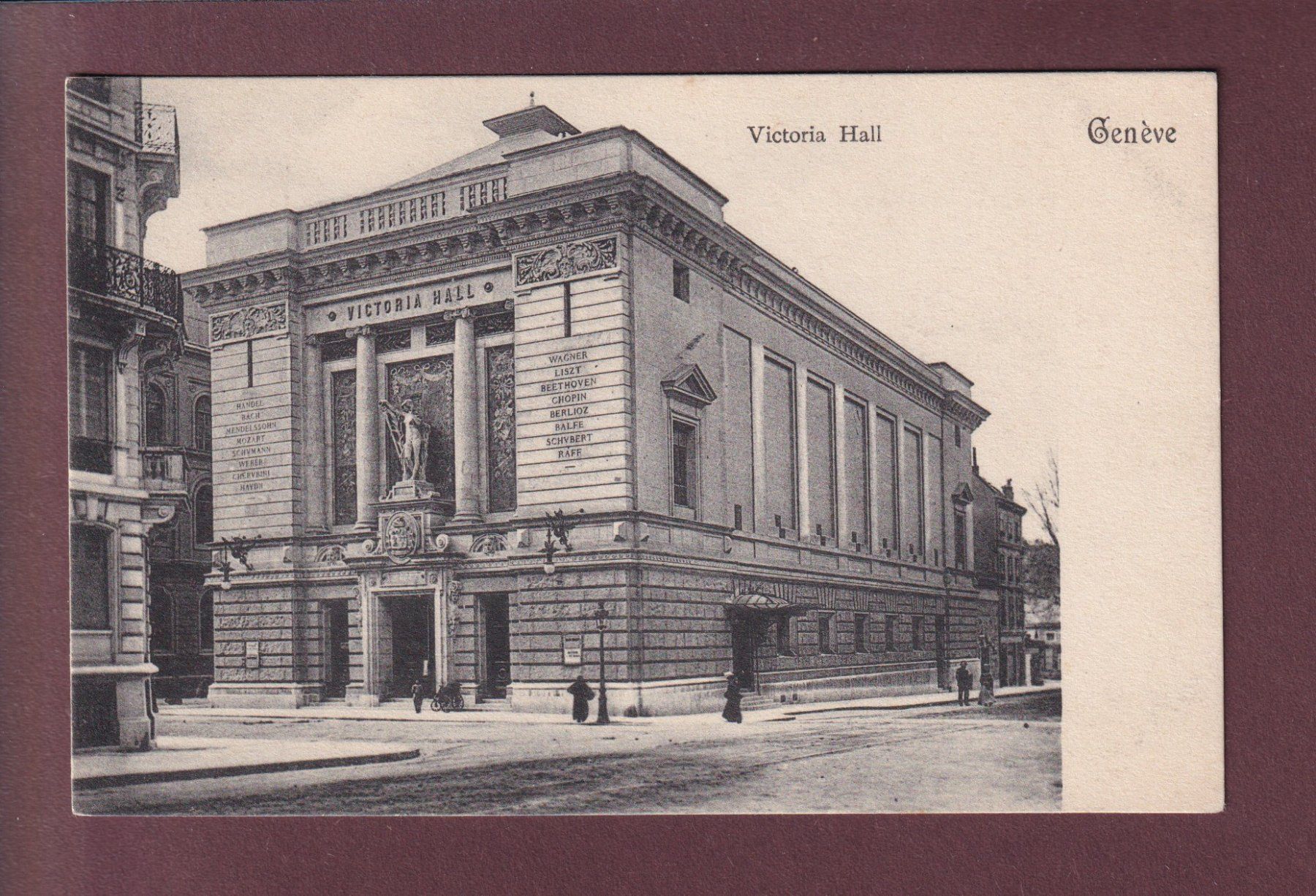 Cartoline postali: GENEVE - Victoria Hall – Usato da Pully venduto da nicecards