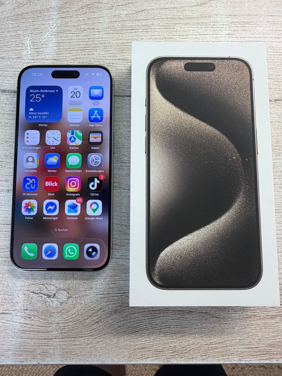 Apple Telefoni cellulari / Smartphones: iPhone 15 Pro 256 GB Grau – Usato da Rotkreuz venduto da Xpress1 1